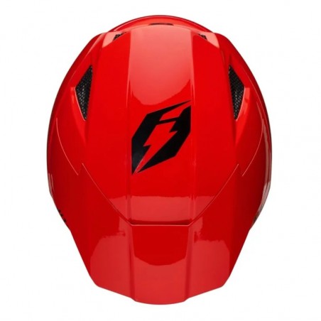 Casco trial Jitsie HT3 Solid rojo