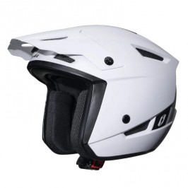 Casco trial Jitsie HT1 Solid blanco