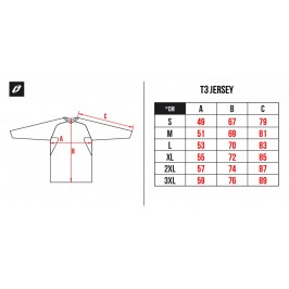 Camiseta trial Jitsie T3 AIR KRYLO negra 2