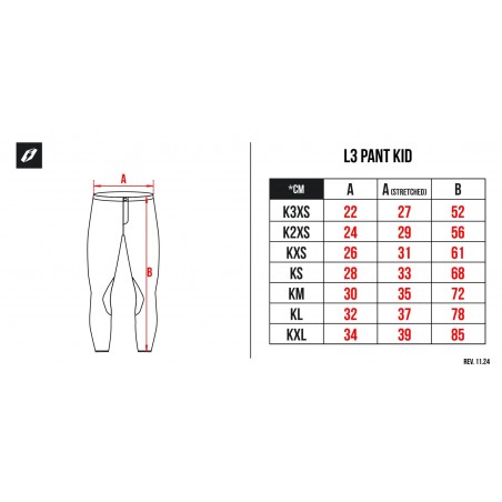 Pantalón trial Jitsie L3 SOLID junior negro