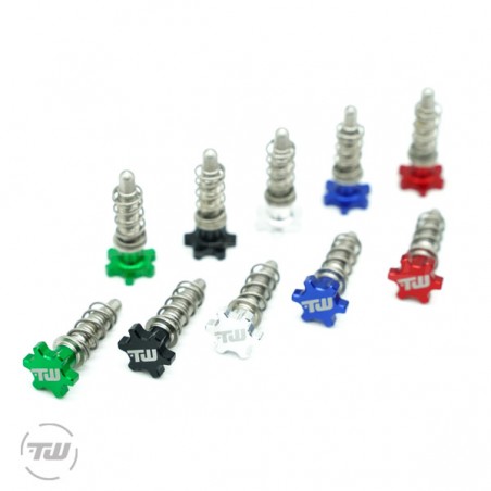 Regulador rápido manetas trial Braktec - AJP- Grimeca - TW PARTS azul