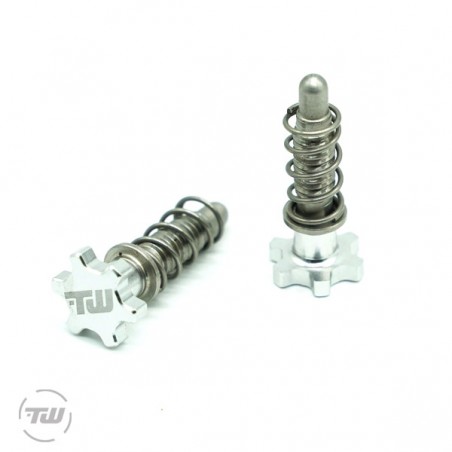 Regulador rápido manetas trial Braktec - AJP- Grimeca - TW PARTS gris