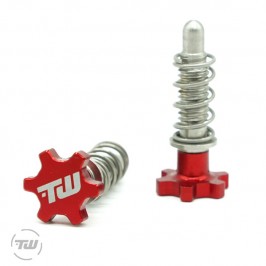 Dispositif de réglage rapide du guidon trialBraktec - AJP- Grimeca - TW PARTS red