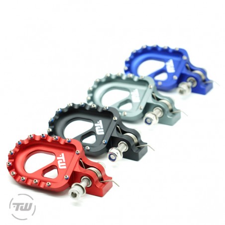 Estriberas aluminio moto de trial TW PARTS