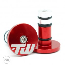 TW PARTS red handlebar stops