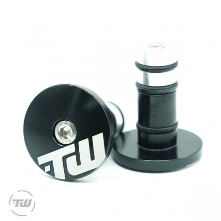 Topes de manillar TW PARTS negros