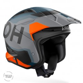 Casco Airoh TRR II Jupiter Arancione Opaco