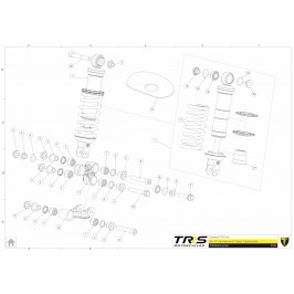 TRRS One and RR shock absorber trapezoid ball joint 2