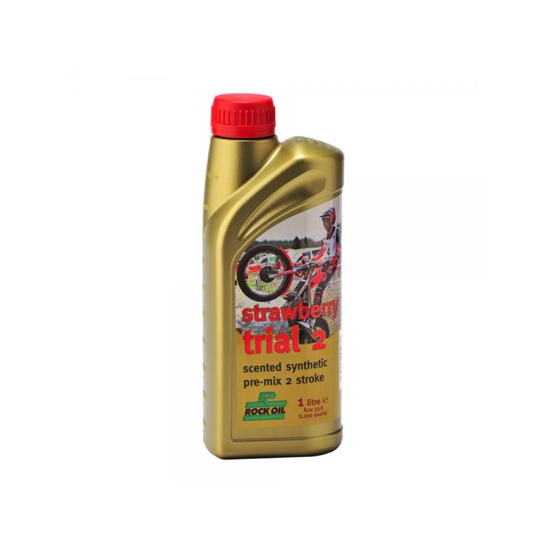 Aceite para mezcla 2T Rock Oil Strawberry | Lubricantes Trial
