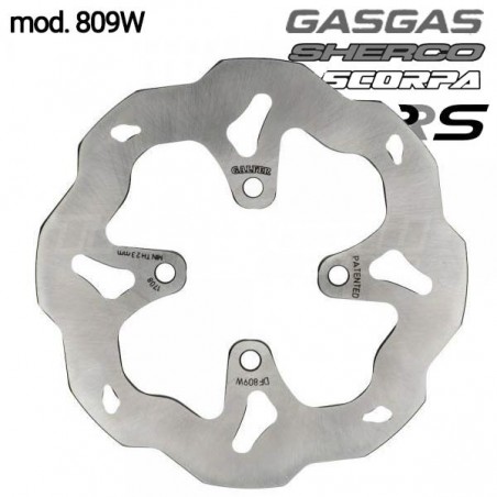 Rear brake disc trialGALFER