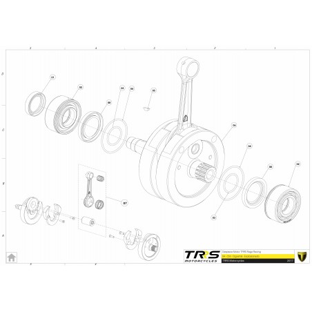 Cuscinetto dell'albero motore SKF TRRS ONE e RR 17