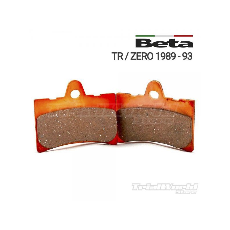 Beta Zero and TR front brake pads
