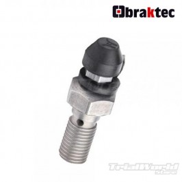 Raccordo a vite + spurgo pinza freno trialBraktec
