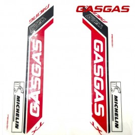 Kit d'autocollants de fourche Gas Gas Gas TXT Racing 2019