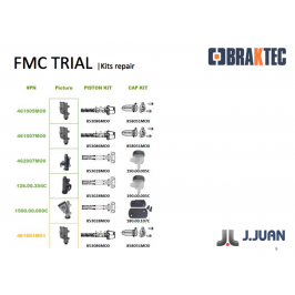 Rear brake pump repair kit DOT 4 2