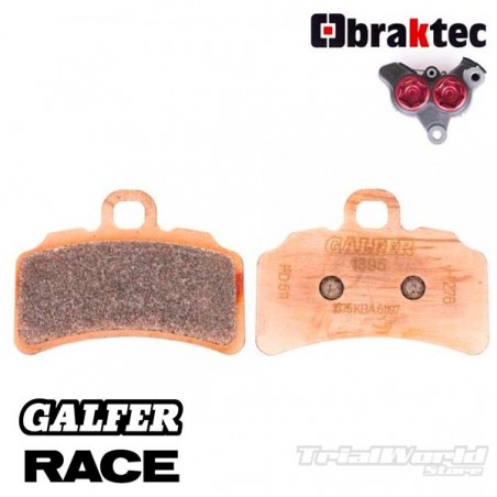 Braktec Monoblock sintered GALFER brake pads