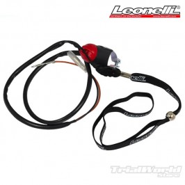 Kill button engine with magnetic lanyard Leonelli Black