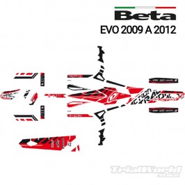 Kit d'autocollants Beta EVO 2009 - 2012