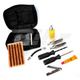 Kit de réparation de crevaison pour pneus tubeless avec rustines
