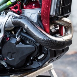 Protecteur d'échappement en carbone Vertigo 2019 et plus