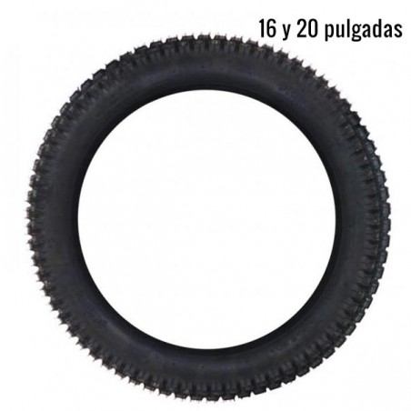 Front tyre for electric trial bike