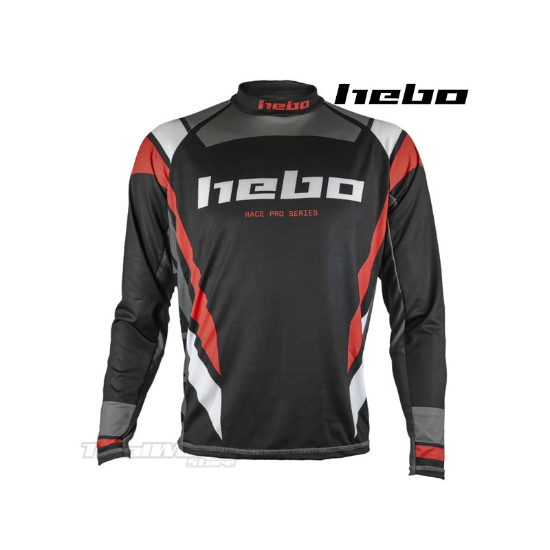 Camiseta Trial Hebo Race PRO IV negra