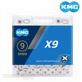 Cadena KMC X9L para bici de trial