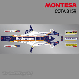 Stickers kit Montesa Cota 315R Rothmans Edition