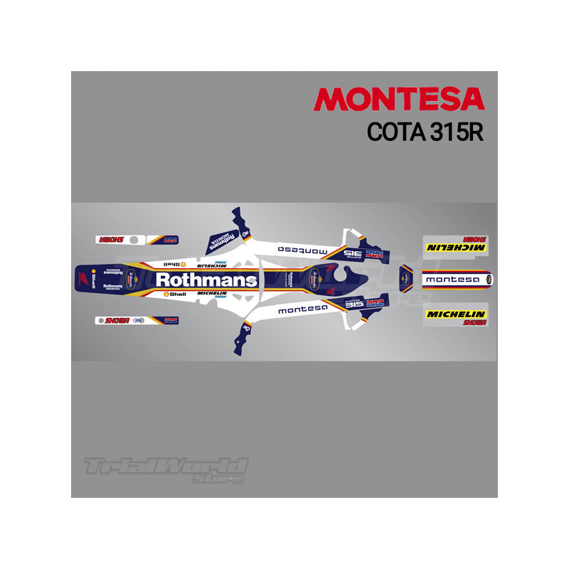 Kit adhesivos Montesa Cota 315R Rothmans Edition