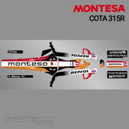 Kit di adesivi Montesa Cota 315R Repsol Edition