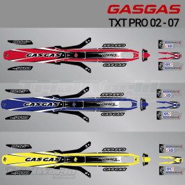 Stickers kit GasGas TXT PRO 2002 a 2007