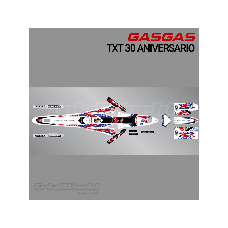 Stickers kit GasGas TXT 30 anniversary
