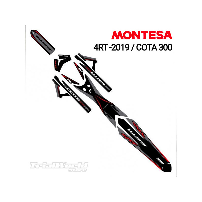 Decals kit Montesa Cota 4RT - Cota 300RR Stealth Jitsie