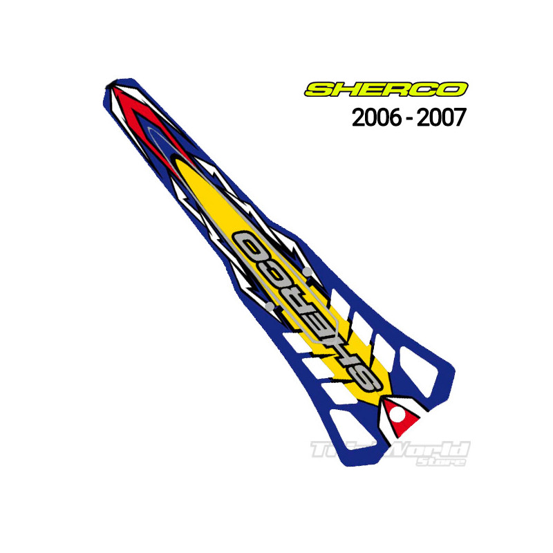 Rear mudguard sticker Sherco Trial 2006 - 2007 Trial