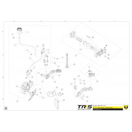 Glacier Bremspedal TRRS One und RR bis 2019 2