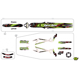 Kit adhesivos Vertigo Vertical Lampkin DL12 2018 2