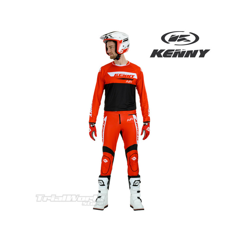 Pantalon Kenny Racing Trial Air rojo | Pantalones Kenny en oferta