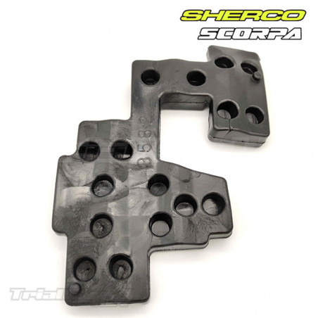 Plaque de moteur en caoutchouc Sherco et Scorpa