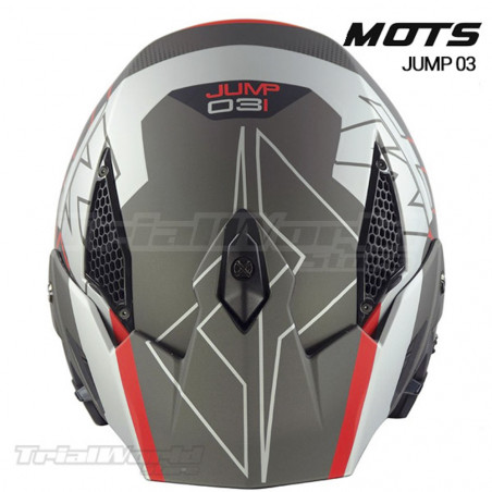 Casco de Trial MOTS Jump UP03 Gris