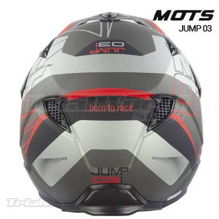 Casque Trial MOTS Jump UP03 Gris