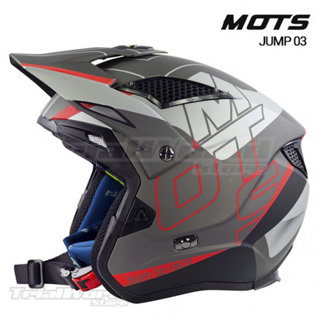 Trial Helmet MOTS Jump UP03 Gray