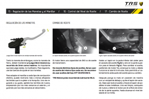 capacidad aceite motor trs one