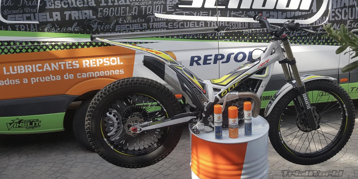 lubricación moto de trial