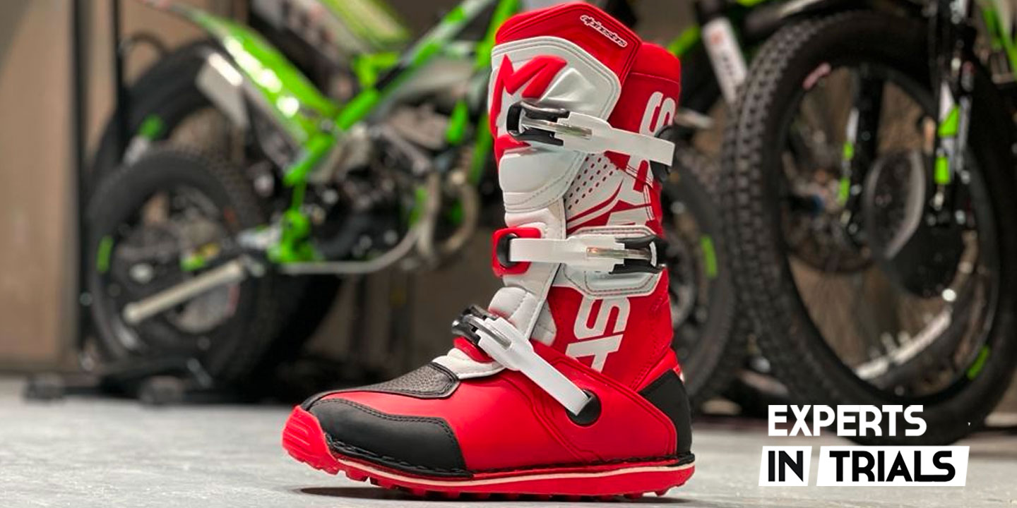 Botas Alpinestars TECH-T Trial 2023 rojo blanco