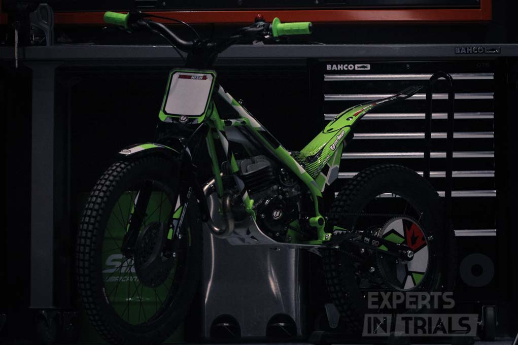 vertigo mini nitro moto trial infantil 50cc