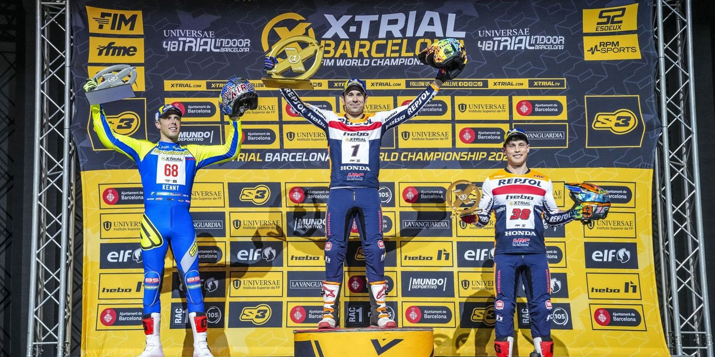 Toni Bou entre dans la moitié du monde du championnat du monde au XTrial de Barcelone et l’épopée d’Adam Raga