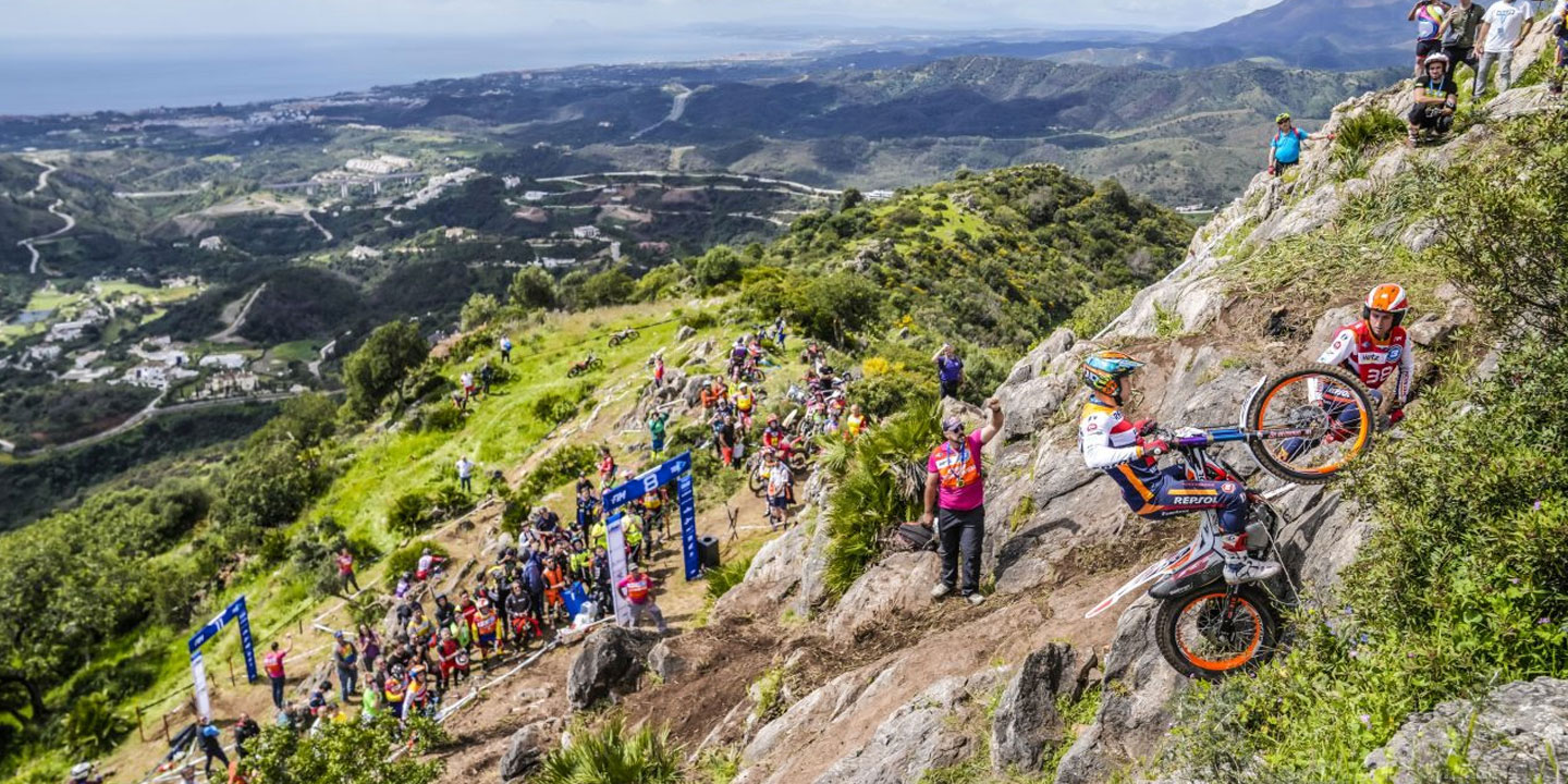 Début controversé du Championnat du Monde TrialGP 2025 à Benahavis, avec des victoires pour Bou et Busto