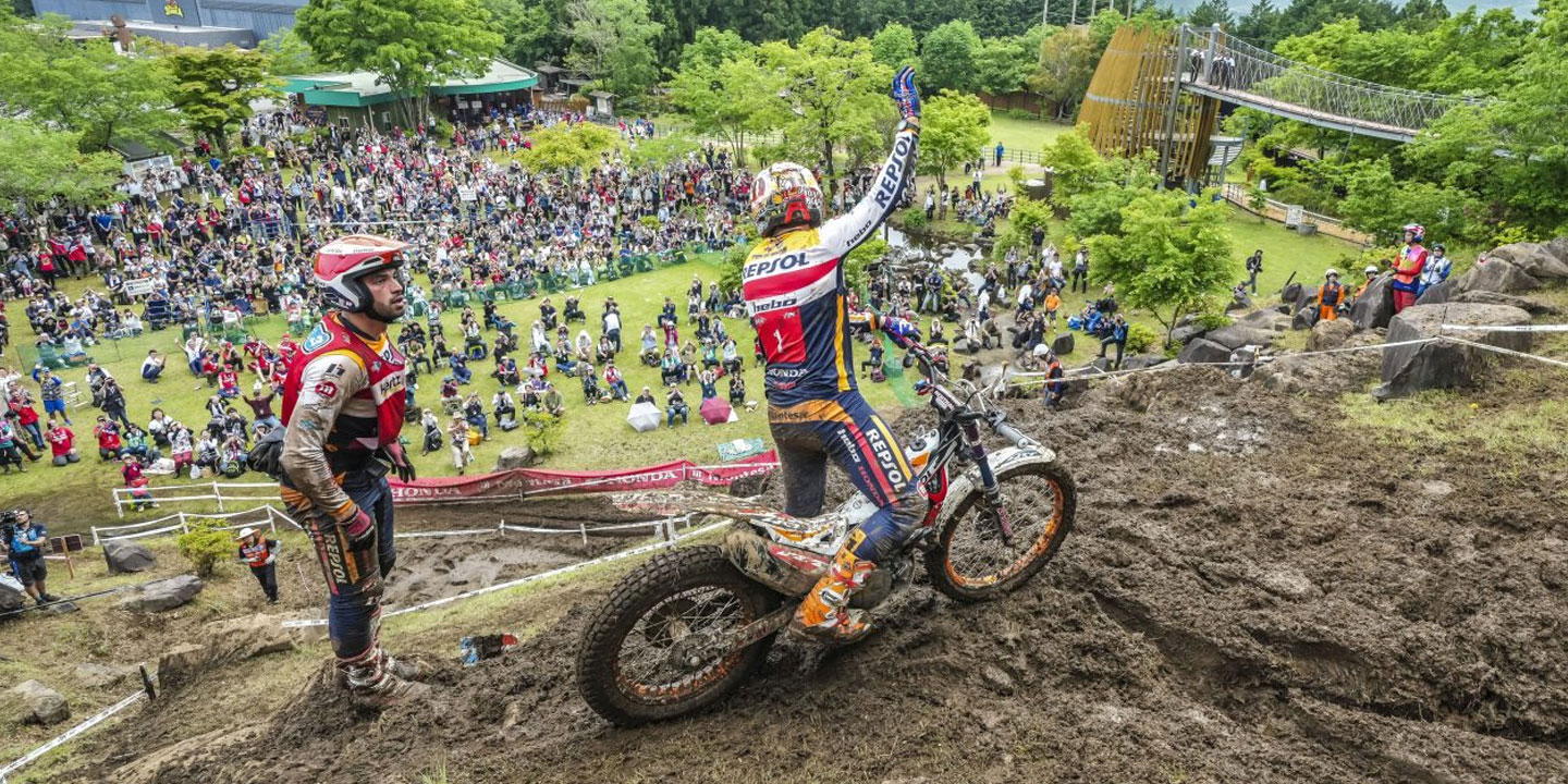 Toni Bou vence también el complicadísimo domingo de Motegi